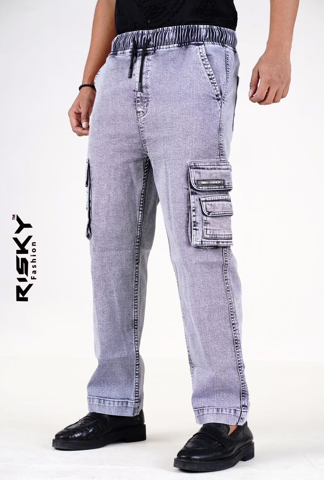 Luxurias Semi Baggy Tactical Cargo Pants